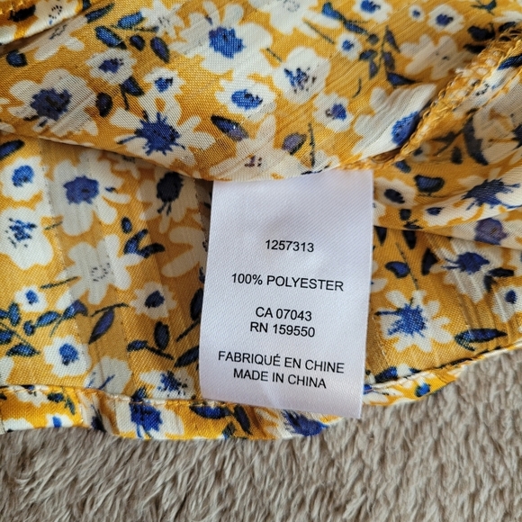 Rachel Zoe floral sleeveless blouse size XS - Picture 11 of 14